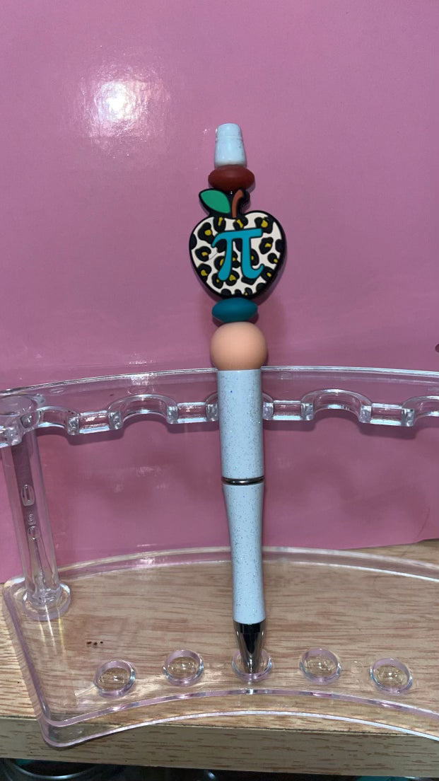 Glitter Teacher Pie Pen