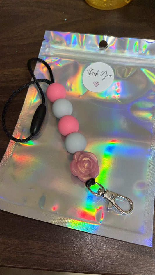 Rose Light Pink Car Freshie Hanger