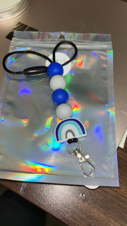 Blue Rainbow Freshie Hanger