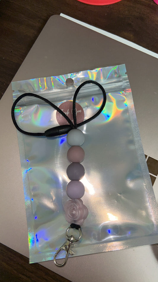 Light Pink Flower Freshie Hanger
