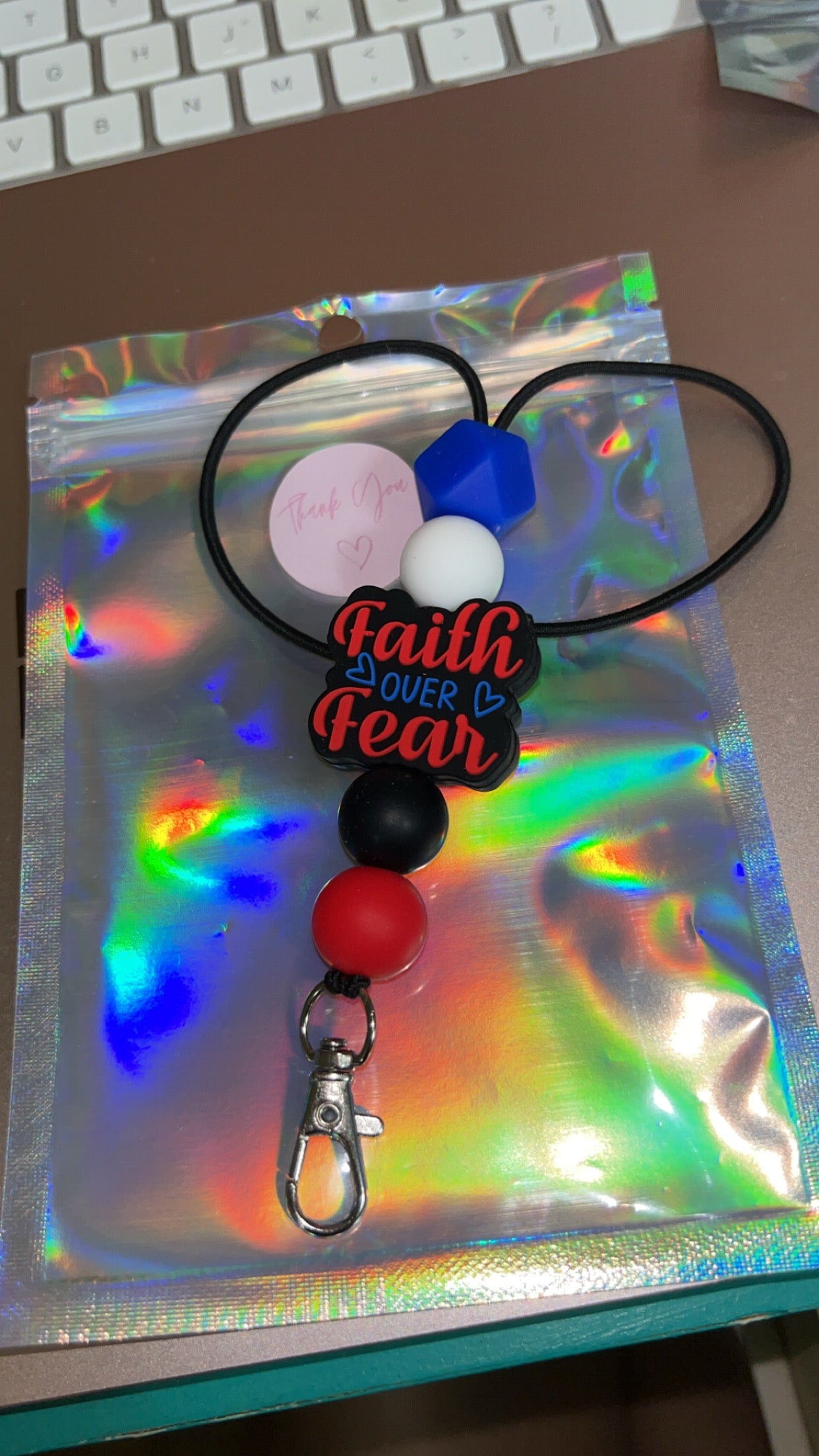 Faith Over Fear Freshie Hanger