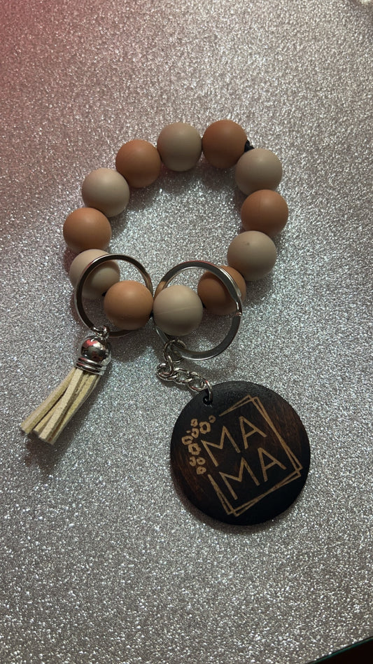 Mama Keychain W/ Tassel
