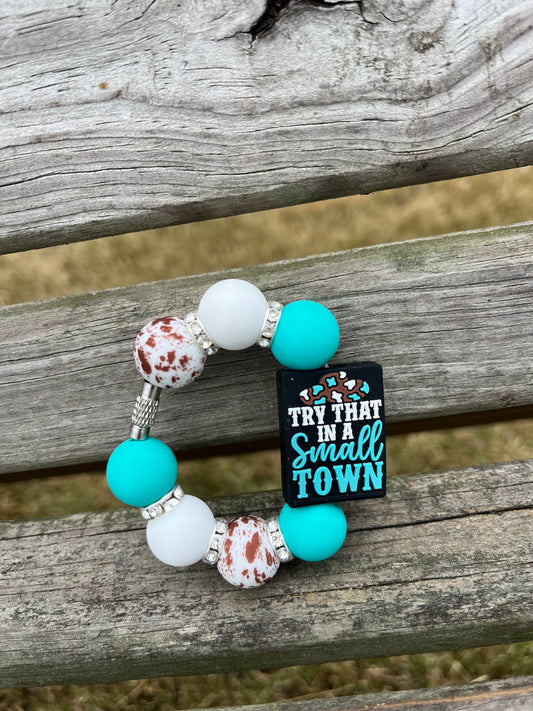 Try That In A Small Town Cup Charm