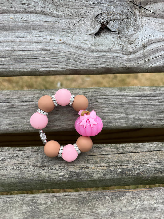 Dark Pumpkin Cup Charm